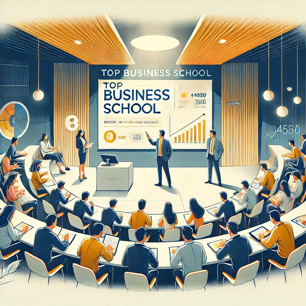 Business school illustration