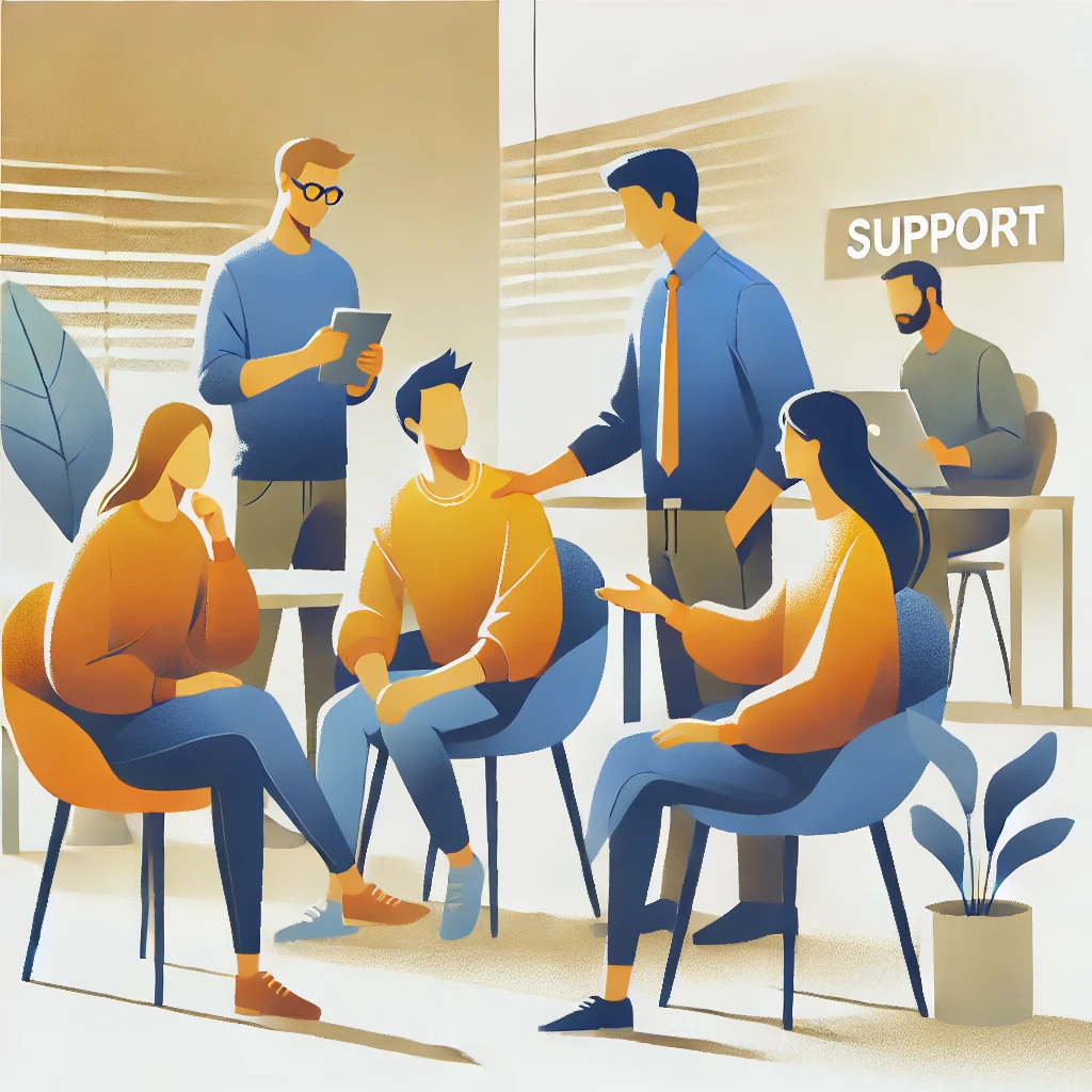 Employer support programme illustration